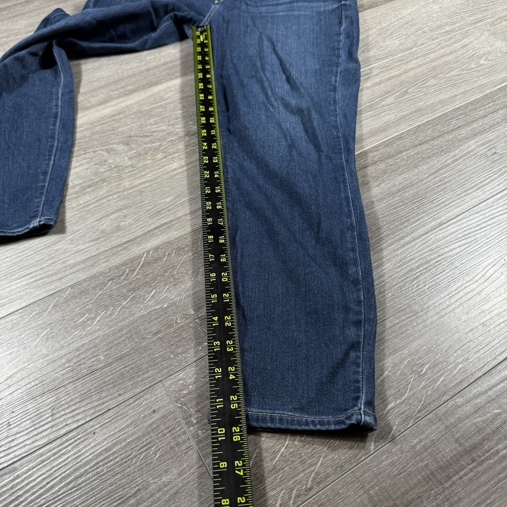 Paige Women Blue Denim Medium Wash Verdugo Crop Ankle Jean Size 32 - Picture 8 of 8